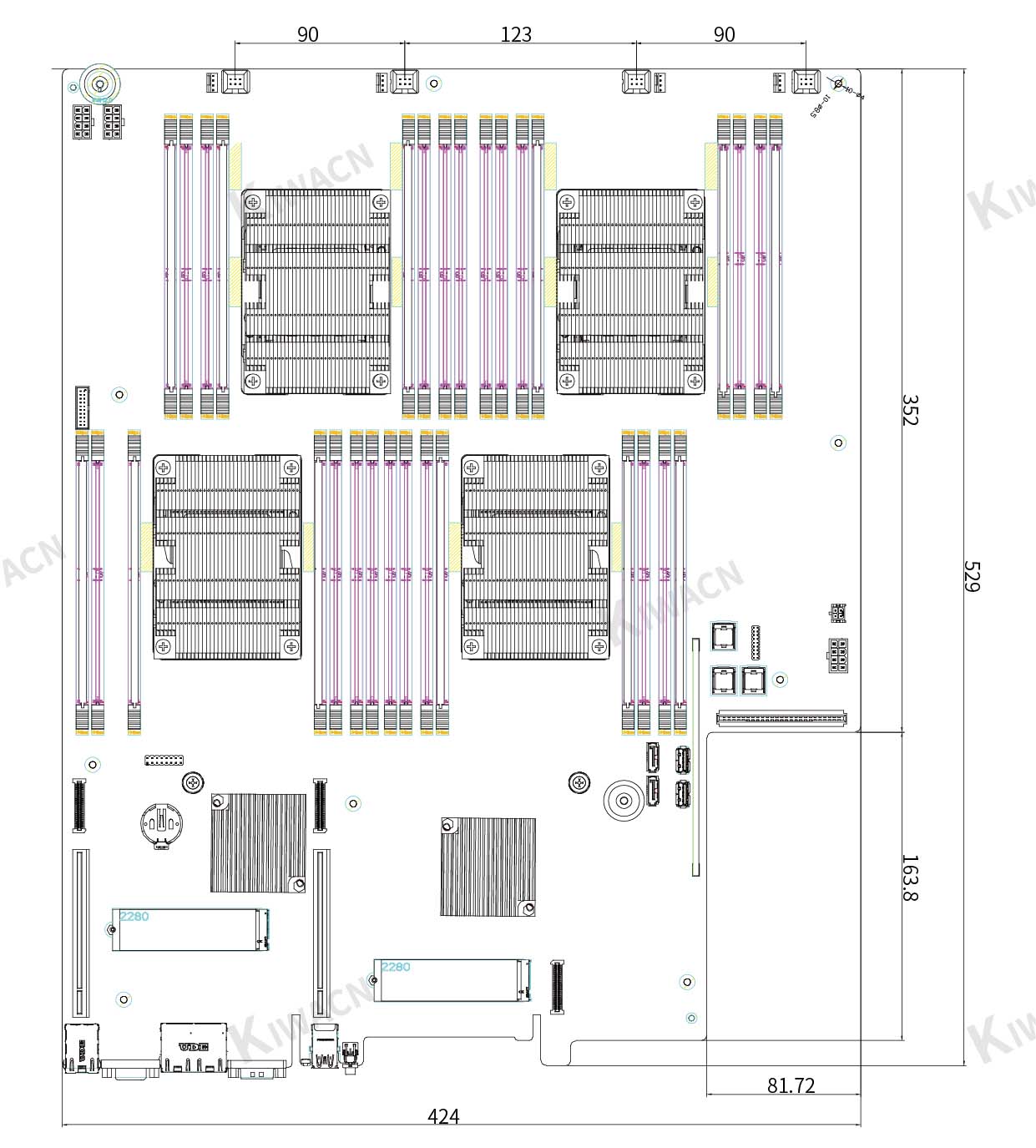 6u60 bay L-shaped rack server chassis motherboard.jpg